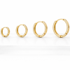 IMG_8635 Elegant Gold Hoop Earrings 12 mm